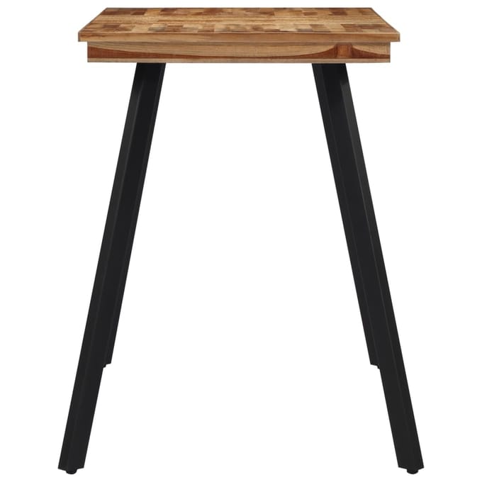 vidaXL - Eettafel - 120x62x76 - cm - massief - teakhout