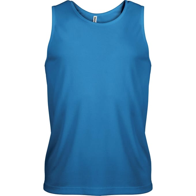 Herensporttop overhemd 'Proact' Aqua Blue - XL