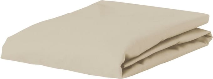 ESSENZA Satin Hoeslaken Cement - 90x210 cm