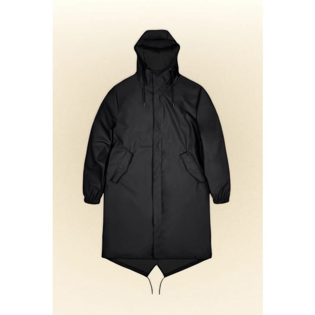Rains 1814 fishtail parka black