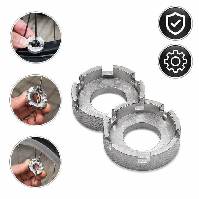 2x PD® Spaaksleutel Fiets - Staal - Spakenspanner - 8 tm 14G