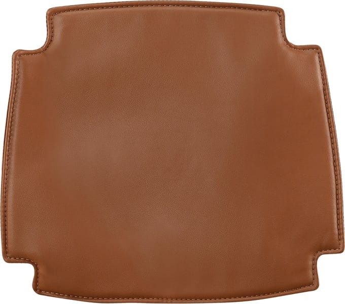 Stoel Kussentje voor Wegner Wishbone stoelen | Cognac / Bruin | PU Leer