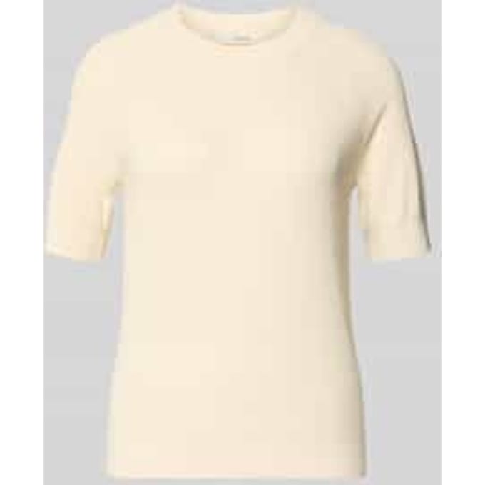 regular fit gebreide trui van viscose-katoenmix model 'ELINNA'