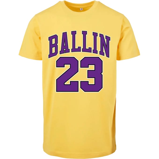 Mister Tee - Ballin 23 taxi Heren Tshirt - S - Geel