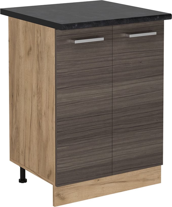 Vicco R-Line Keukenonderkast – 60 cm, WB Antraciet Edel grijs