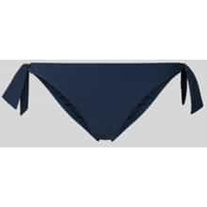 Bikinibroekje met labeldetail model 'SOLID CHEEKY BUM'
