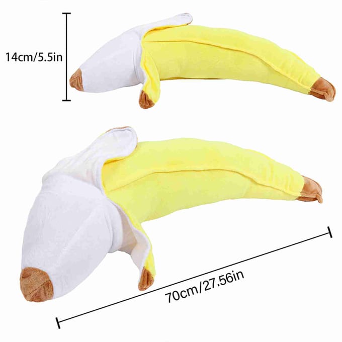 Banaan Knuffel Knuffel Banaan Knuffelkussens yellow