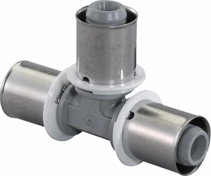 Uponor MLC - pers T-stuk - 20x16x16 - 3 stuks