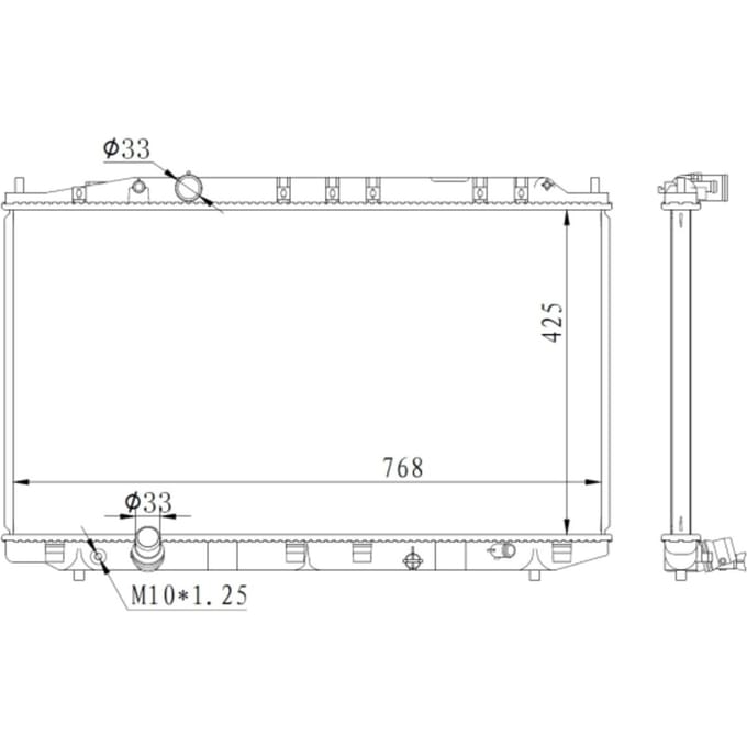 Radiator NRF 59225