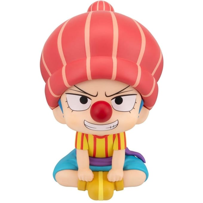 One Piece Look Up PVC Figure Buggy Childhood Ver. 11 cm
