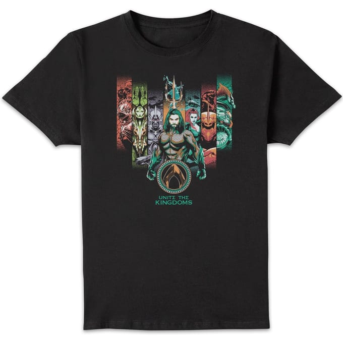 Aquaman Unite The Kingdoms t-shirt - Zwart - S