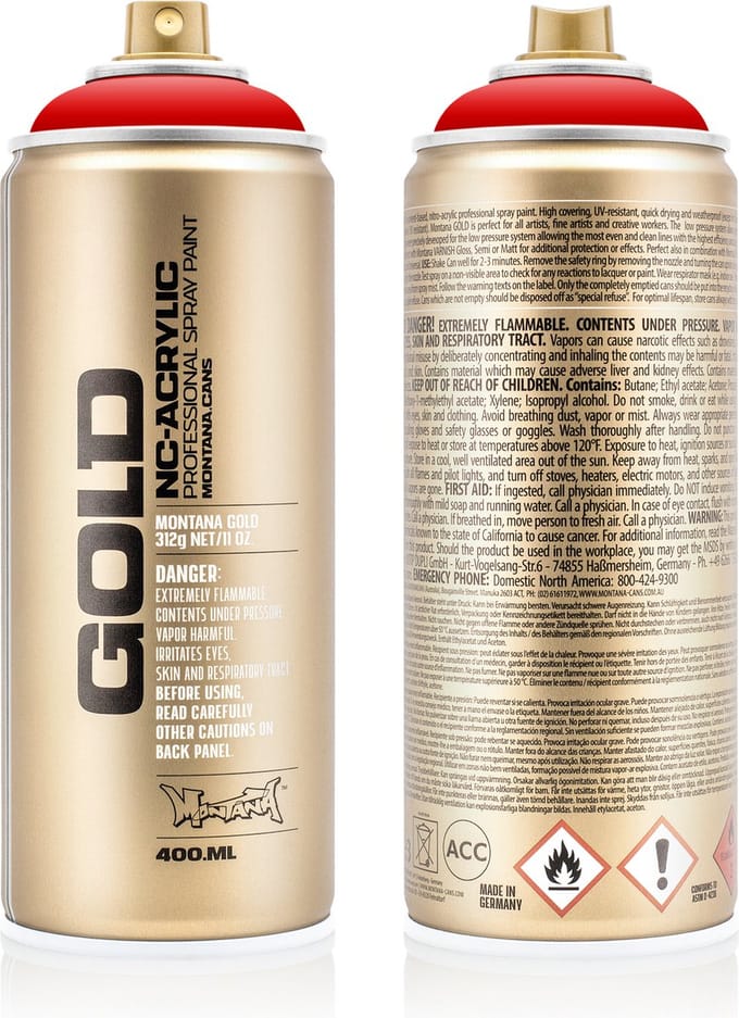 Montana GOLD G2095 Blood Orange spuitbus 400ml