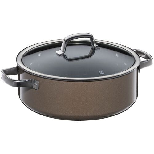 WMF Fusiontec Mineral - Braadpan - Ø 280mm - incl. glazen deksel - Dark Brass