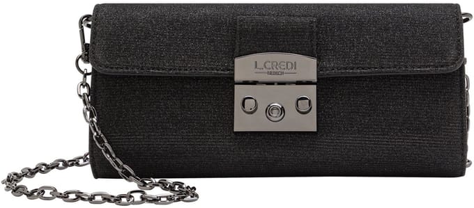 L.CREDI Nadi Koppeltas 23 cm - Dames - schwarz