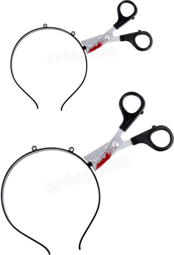 Diadeem met schaar