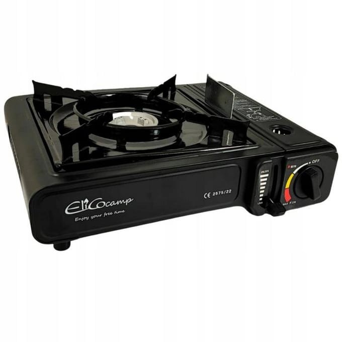 Elico BDZ-155B Serie - Campinggaskooktoestel - 2,2 kW - Met Piezo-ontsteking - Inclusief Koffer