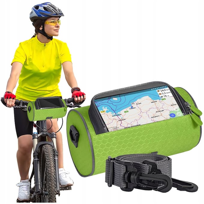 Waterdichte Fietstas met Telefoonhouder - 3L