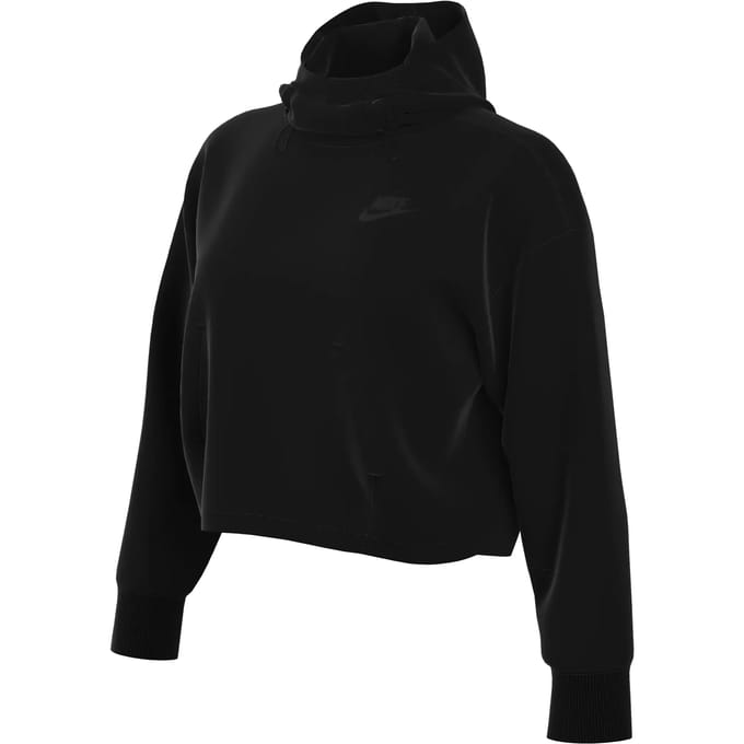Sportkleding voor dames Tech Fleece Oversized Hoodie Zwart/zwart