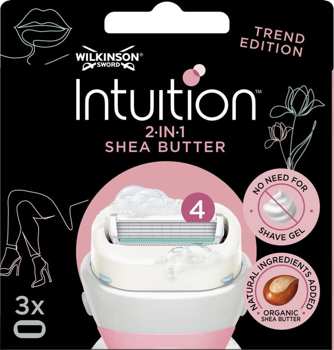 Wilkinson Scheermesjes Intuition Ultra Moisture Shea Butter - 3 scheermesjes