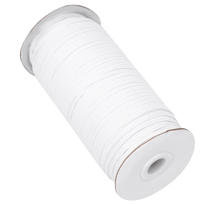 Elastisch Band DIY Band Touw Hoge Elasticiteit Kleding Naaien Borduurbenodigdheden 180M Wit wit