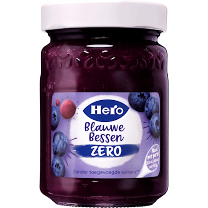 Jam Blauwe Bessen zero