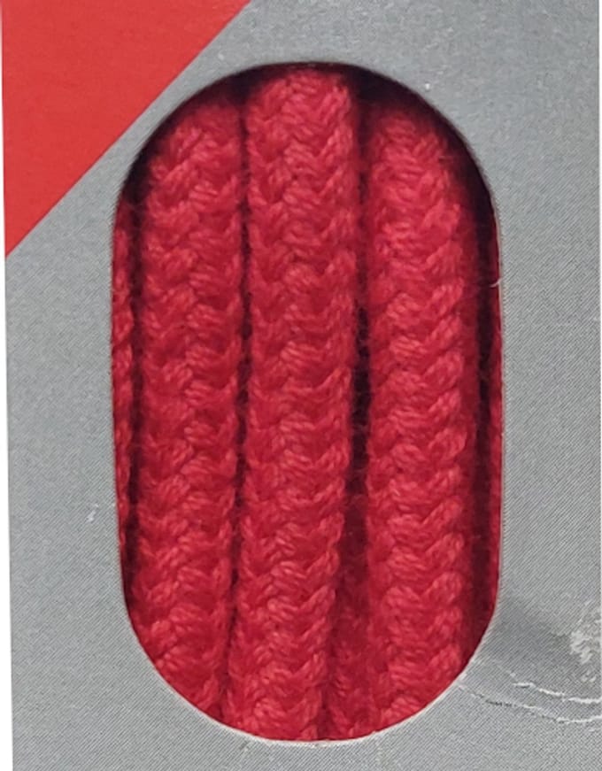 Bob Veter - Rood - Extra Dik Rond - Lengte 90 cm - Dikte 5 mm - Schoenveter