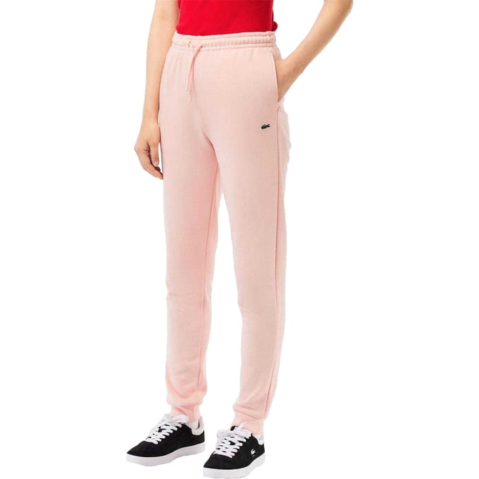 Lacoste Dames/Dames Fleece Sweatbroek (Roze)
