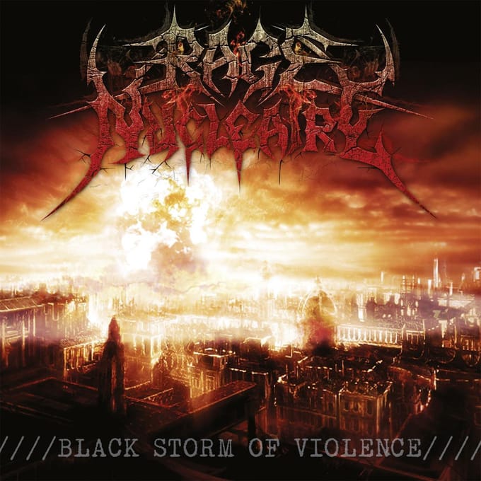 Black storm of violence