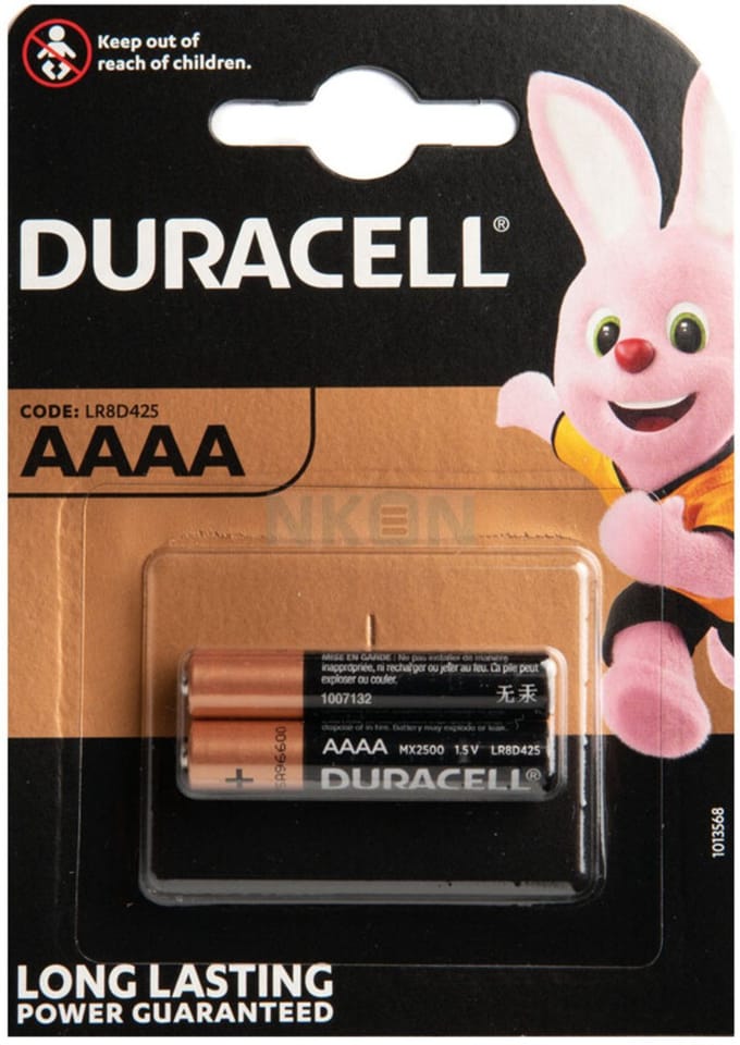 20x Duracell Ultra LR61 / E96 / AAAA / MN2500