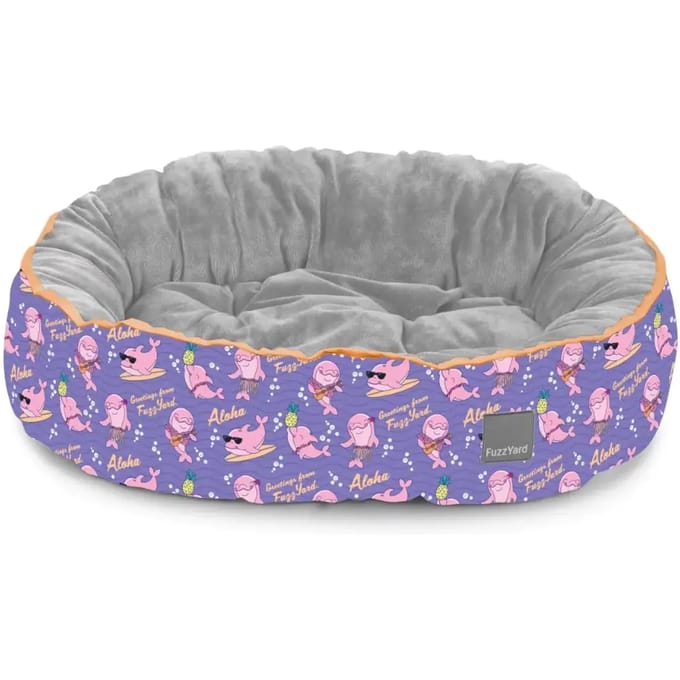 Omkeerbaar hondenbed FuzzYard Aloha Dolphins