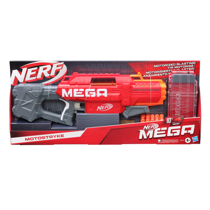 Hasbro Nerf Mega Motostryke (rood, kunststof, 8 - 10 jaar)