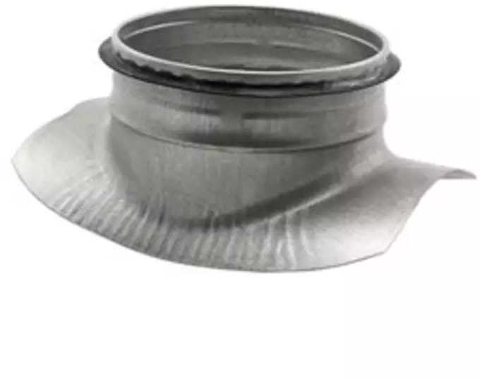 Zadelstuk Ø 250mm - 250mm (90°) - Gegalvaniseerd
