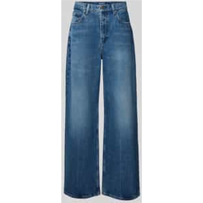 loose fit jeans van puur katoen