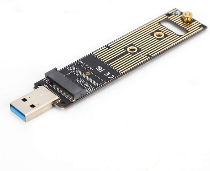 M.2 NVMe SSD naar USB Adapterkaart voor Externe Harde Schijf Converter