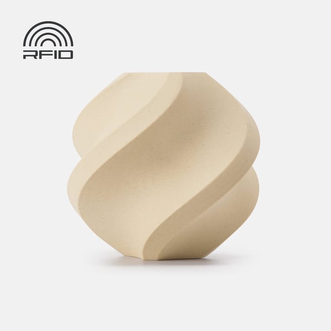 Bambu Lab PLA Wood Wit Eiken met spoel 1.75mm