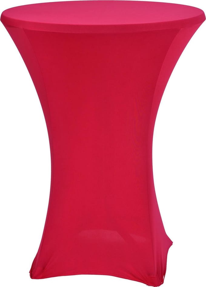 Statafelrok Stretch Style - Ø 85 cm - Roze
