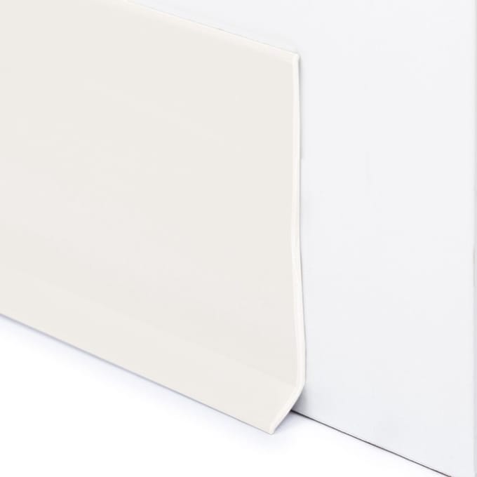 Rubbermagazijn - PVC Plint Wit - 100x2,8mm - Flexibele plint - Lengte 5 meter - Vloerplint