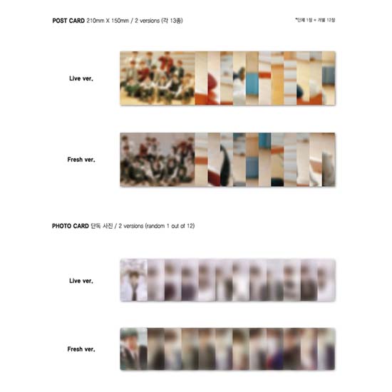 THE BOYZ Debuutalbum 'THE FIRST' SET gray