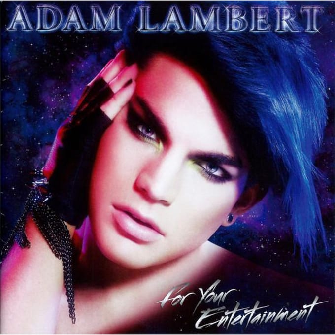 CD ADAM LAMBERT - For Your Entertainment 88697548012 19 Recordings 2009 Canada Pop Occasion white