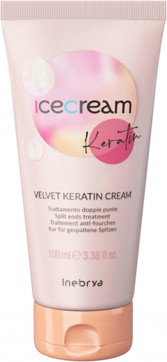 Inebrya, Ice Cream Keratine, Haarshampoo, Herstructurerend, 100 ml