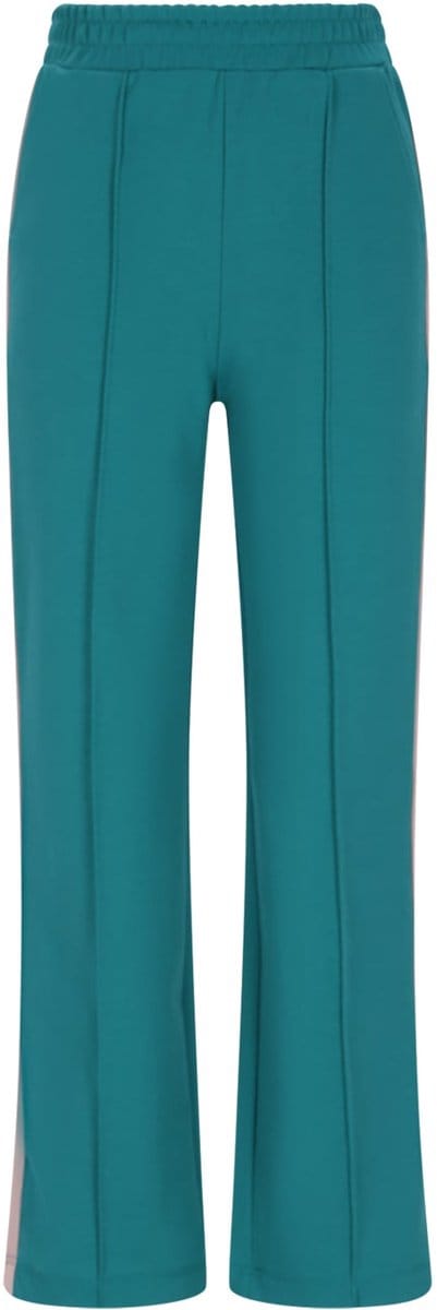 NONO - Sayla Interlock Wide Leg Pants pacific green - Pacific Green - Maat 110