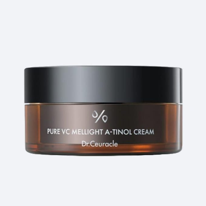 Crème Pure VC Melite A-Tinol 70g – Soin Éclaircissant & Raffermissant Tone-Up black