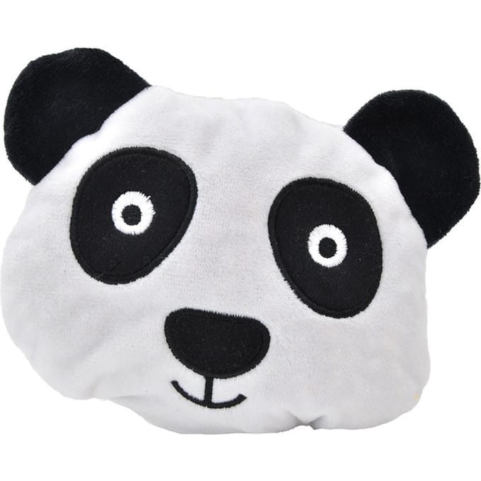 Aumüller Kattenspeelkussen Panda Qi, Zwart & Wit, 15 x 15 x 3.5cm