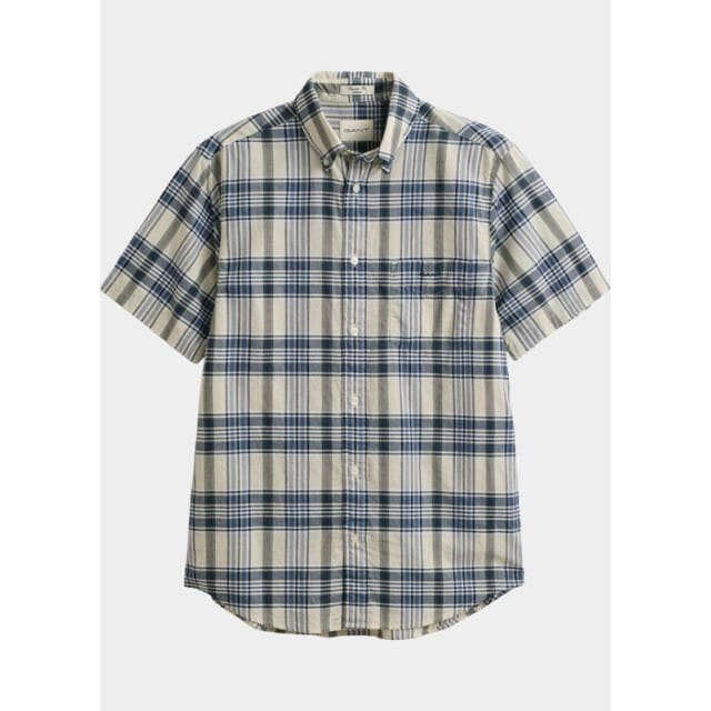 Gant Overhemd korte mouw heren madras checked short sleeve s 3260078/430