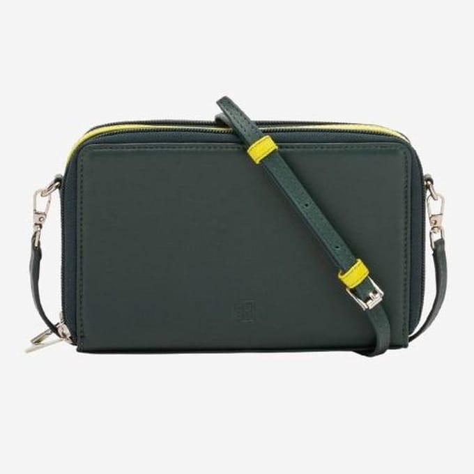 Dudubags - groen donker - leder - maat STUK