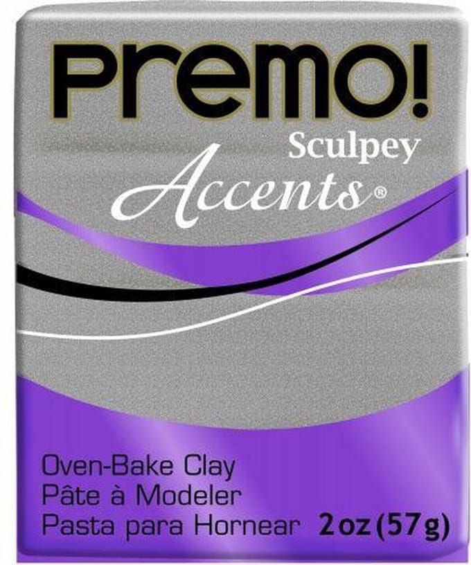 Premo White Gold Glitter - klei 57 gr - Sculpey