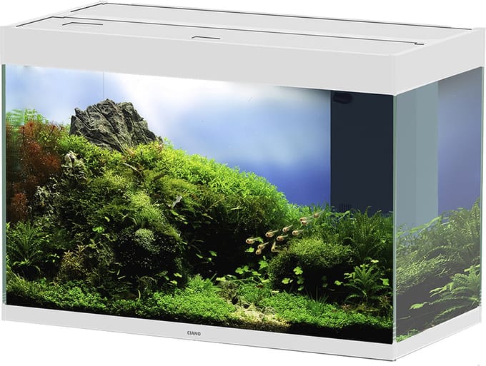 Ciano Aquarium set Emotions Pro 80 LED - Wit - 81,2 x 40,2 x 56cm