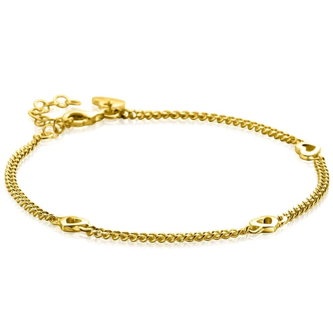 ZINZI Verguld Zilveren Armband ZIA2409G