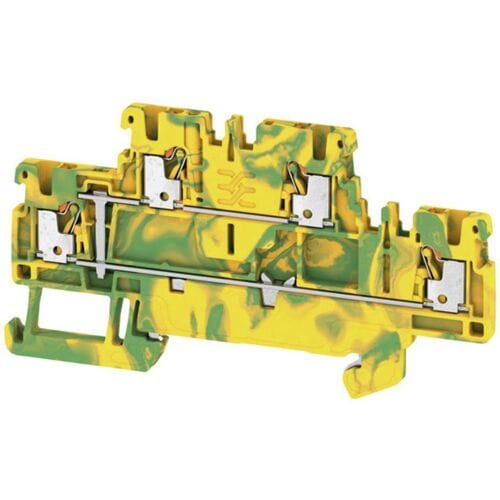 Weidmüller 2469410000 Aardklem 2-etages 3.50 mm Spanveer Geel, Groen 50 stuk(s) Piece