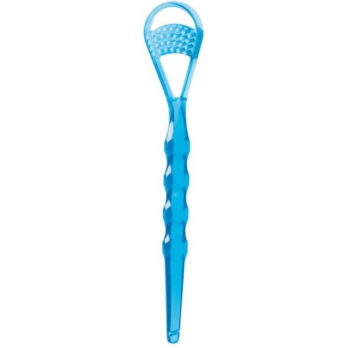 Miradent Tongschraper Deluxe Blauw 1